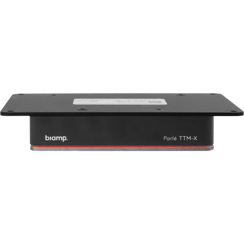 Biamp Parle TTM-X AVB Low Profile Beamtracking Tabletop Microphone - Black