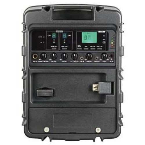 MIPRO MA-300/ACT-58H2 Portable 60W Dual Channel Bluetooth Wireless PA System with 2 Wireless Handheld Microphones