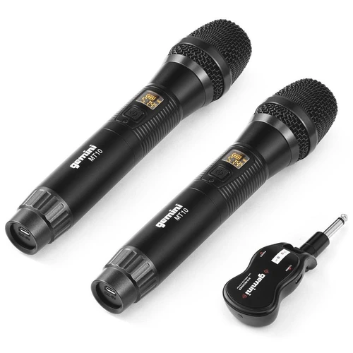 Gemini GMU-M200 UHF Dual Wireless Handheld Microphone System