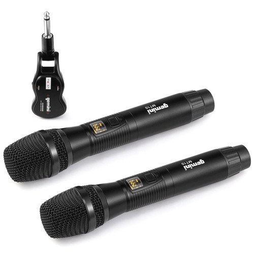 Gemini GMU-M200 UHF Dual Wireless Handheld Microphone System