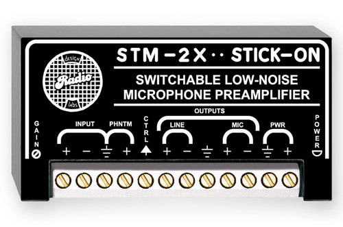 RDL STM-2X Microphone Preamplifier