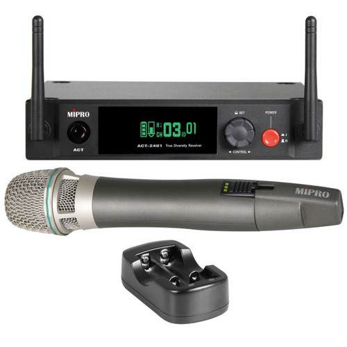 Portable Gym Sound System with 2 Gemini GSP-2200 Powered Bluetooth Speakers, Mixer and Wireless Handheld Microphone