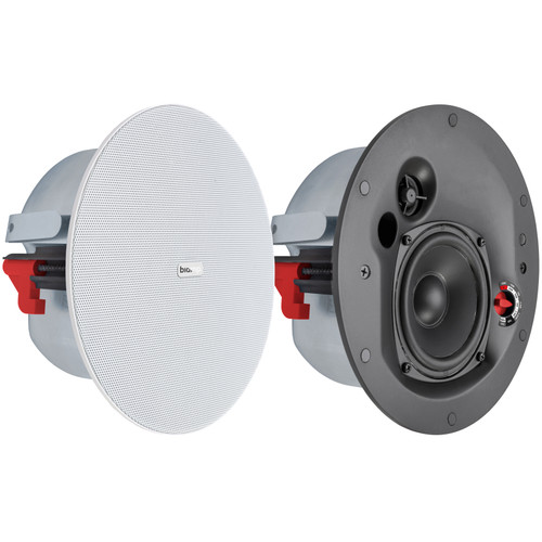 Biamp Desono CM20DTS 4.25" 2-Way Thin Edge Ceiling Speakers with Shallow Backcan - Pair