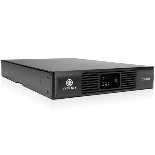Crown CTD-2125 ComTech 2-Channel 2 x 125W Power Sharing Amplifier with DSP and Dante
