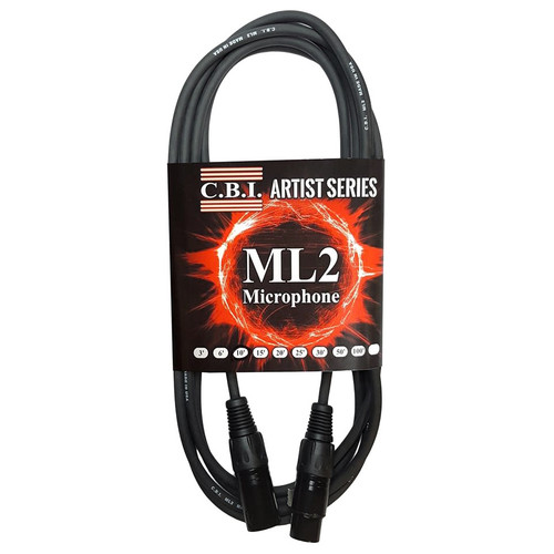 CBI ML2-50 Low Z 24 Gauge XLR Microphone Cable - 50ft