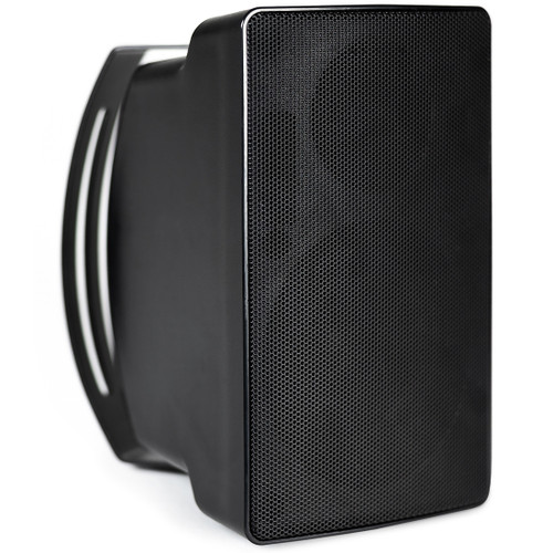 Fitness Sound System with 4 Pure Resonance Audio S5 Indoor/Outdoor Surface Mount Speakers and RMA240BT Rack Mount Bluetooth Mixer Amplifier