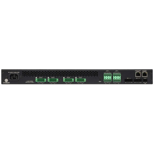Crown CTD-8125 ComTech 8-Channel 8 x 125W Power Sharing Amplifier with DSP and Dante