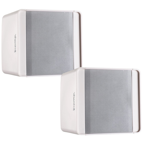 Biamp Desono KUBO3 Full Range 3" Surface Mount Loudspeaker - White Pair