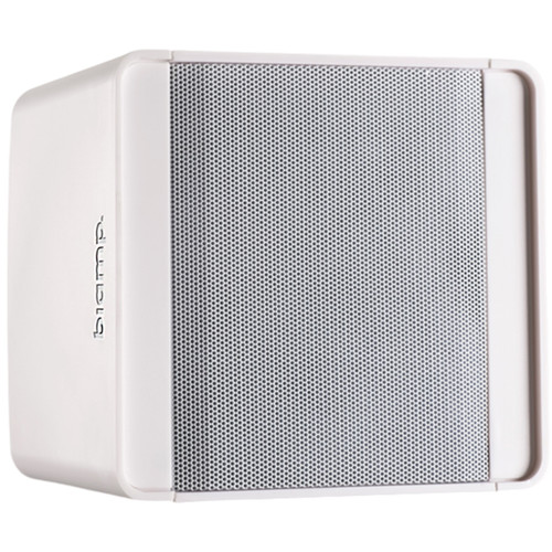 Biamp Desono KUBO3T Full Range 3" Surface Mount 70V/100V Loudspeaker - White Pair