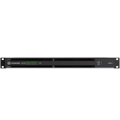 Dynacord IX60:8 6 kW 8-Channel Networked DSP Power Amplifier