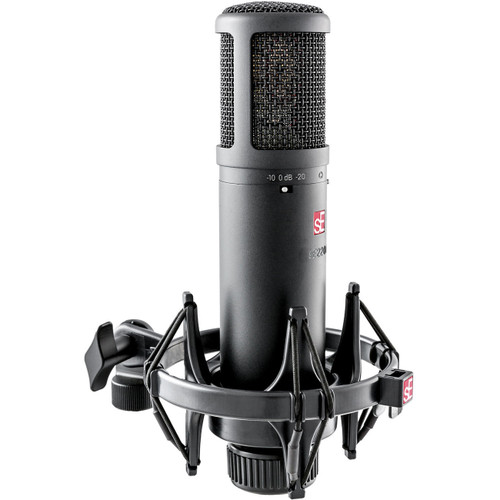 sE Electronics sE2200 Large Diaphragm Cardioid Condenser Microphone with Shock Mount and Pop Filter