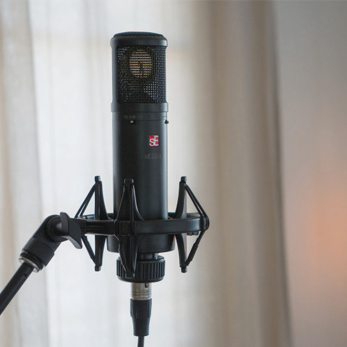 sE Electronics sE2200 Large Diaphragm Cardioid Condenser Microphone with Shock Mount and Pop Filter