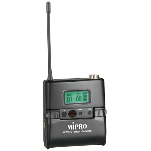 MIPRO ACT-70TC UHF Rechargeable Miniature Bodypack