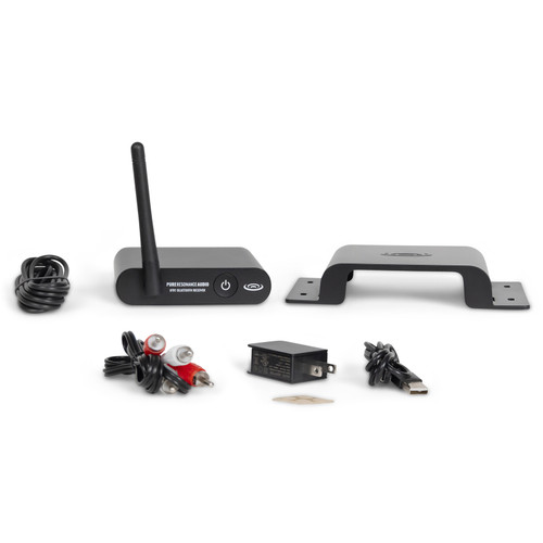 Weight Room Speaker System with 2 Pure Resonance Audio A115 15" Powered PA Speakers with Wall Mounts and BTR1 Bluetooth Receiver