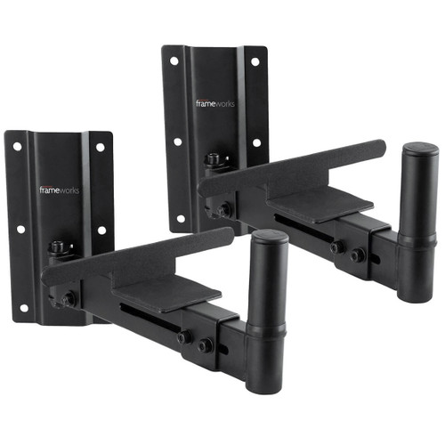 Weight Room Speaker System with 2 Pure Resonance Audio A115 15" Powered PA Speakers with Wall Mounts and BTR1 Bluetooth Receiver
