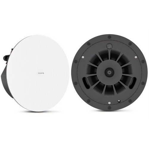 QSC AD-C4T-LPZB AcousticDesign 4.5" 2-Way Low Profile Zero-Bezel Ceiling Loudspeaker - Pair