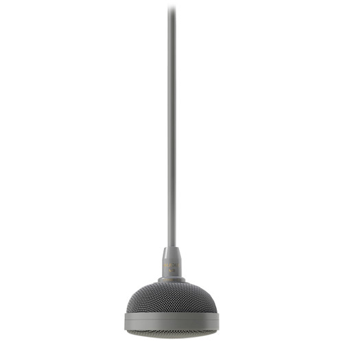 Audix M3G Tri-Element Pre-Polarized Condenser Hypercardioid Hanging Ceiling Microphone with 4' Cable - Gray