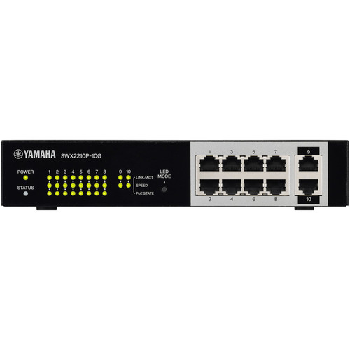Yamaha SWX2210P-10G Smart L2 Network Switch