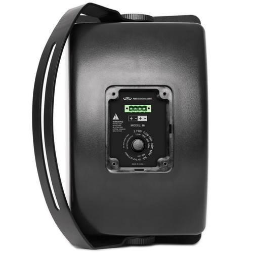 Back of Pure Resonance Audio S6 Indoor Outdoor Surface Mount Speaker