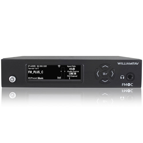 Williams AV FM T55C D FM+ C Assistive Listening Wi-Fi and FM Transmitter with Dante