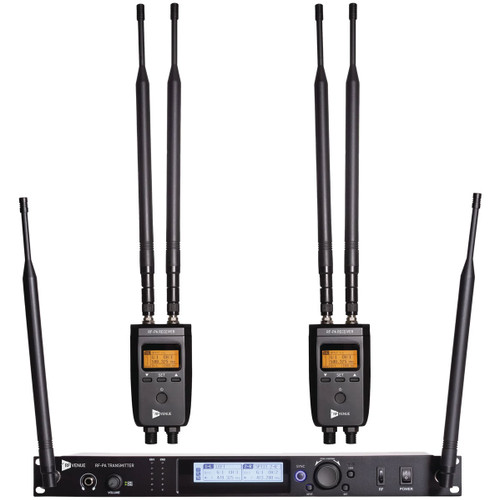 RF Venue RF PA Extension Kit Dual Channel Wireless Audio Transmitter and Receiver System
