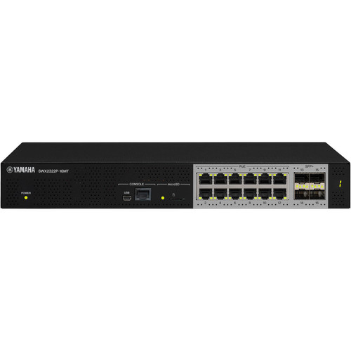 Yamaha SWX2322P-16MT Intelligent L2 Multi-Gigabit Network Switch
