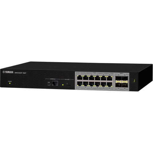 Yamaha SWX2322P-16MT Intelligent L2 Multi-Gigabit Network Switch 250W with PoE - 16 Ports