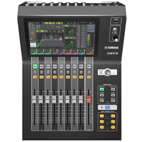 Yamaha DM3-D Professional 22-Channel Ultra-Compact Digital Mixer with Dante