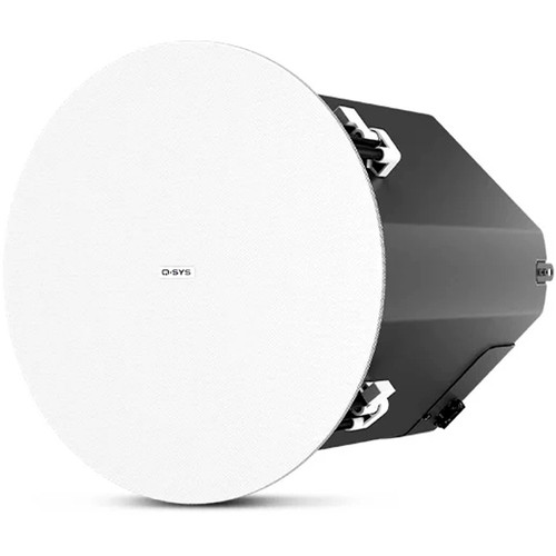 QSC AD-C8T-ZB AcousticDesign 8" 2-Way Zero-Bezel Ceiling Loudspeaker 70/100V with 16-Ohm Bypass - Pair