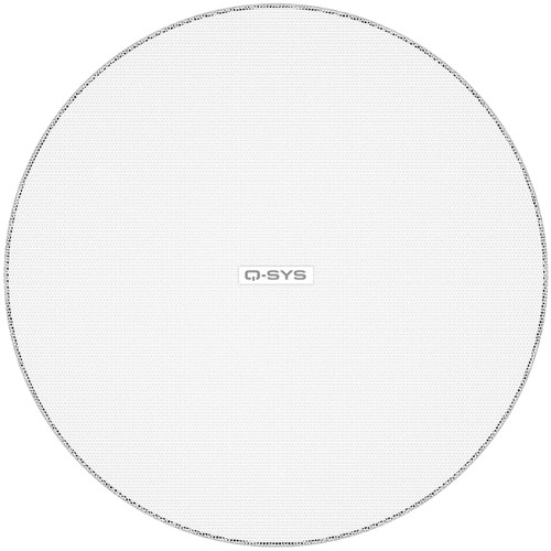 QSC AD-C8T-ZB AcousticDesign 8" 2-Way Zero-Bezel Ceiling Loudspeaker 70/100V with 16-Ohm Bypass - Pair