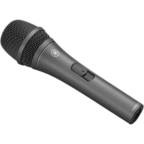 Yamaha YDM505S Handheld Dynamic Cardioid Microphone with Noise-Reducing Insulator and Switch - Black