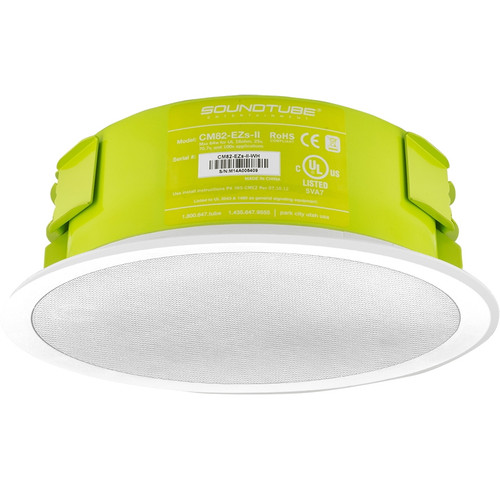 SoundTube CM82-EZs-II 8" Coaxial Ceiling Shallow Can Speaker - White (B-Stock)