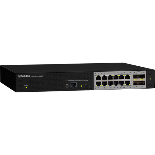 Yamaha SWX3220-16MT Standard L3 Multi-Gigabit Network Switch - 16 Ports