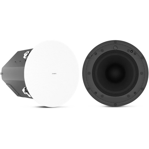 QSC AD-C10T-HPZB AcousticDesign 10" 2-Way High-Power Zero-Bezel Ceiling Loudspeaker 70/100V with 16-Ohm Bypass - Pair