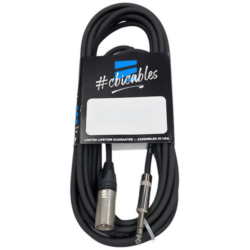 CBI BLC-25 22G Balanced 1/4-inch Male TRS to Male XLR Cable