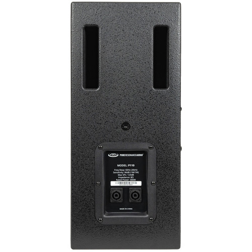 Back of Pure Resonance Audio P110 10" 300W Loudspeaker