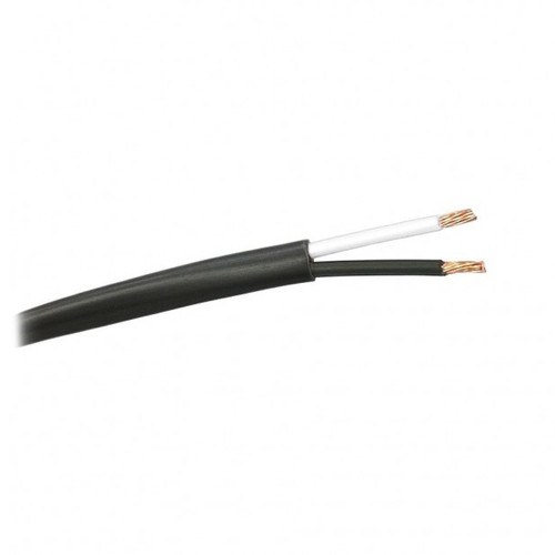 West Penn 227 12/2 Non-Plenum Audio Speaker Wire - Black (1000ft)