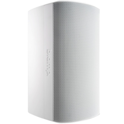 Biamp Desono EX-S10SUB-CM-W 10" Indoor Outdoor 8 Ohm Surface Mount Subwoofer with ClickMount Pan-Tilt Bracket - White