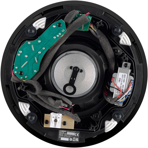 Yamaha VC6N 6.5" 2-Way Coaxial Ceiling Speaker with 120° Coverage - No Back Can, Black