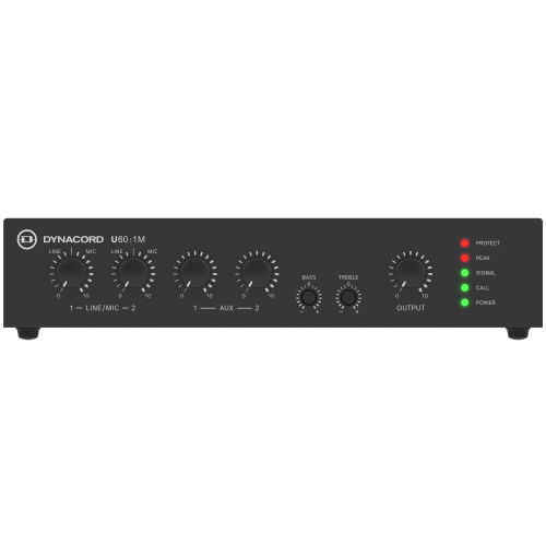Dynacord U60:1M 60W Single-Channel Mixer Amplifier