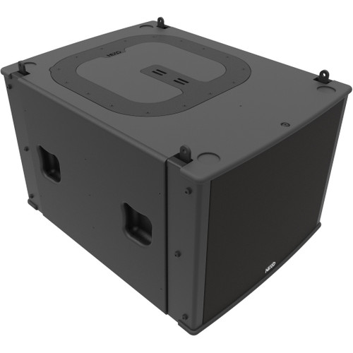 NEXO MSUB15-I 15" Compact High-Output Fixed Installation Arrayable Subwoofer with Omni/Cardioid Modes - Black