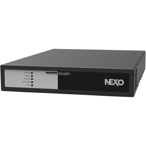NEXO nanoNXAMP4-D 4-Channel Class D Powered Digital TD Controller Amplifier with Dante