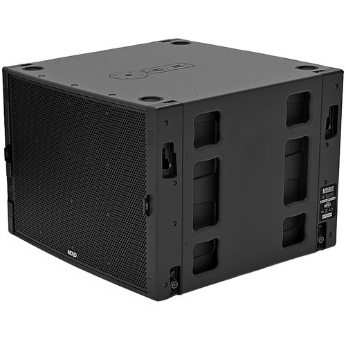 NEXO MSUB18 18" Compact High-Output Touring Arrayable Subwoofer with Omni/Cardioid Modes - Black