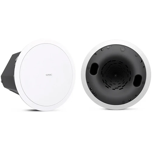 QSC AD-C6T-HC AcousticDesign 6.5" 2-Way High Ceiling Loudspeaker 70/100V with 16-Ohm Bypass - Pair