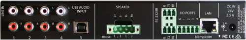 Biamp AMP-D225H Compact 25W 2-Channel Half-Rack Power Amplifier