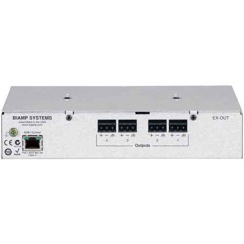 Biamp Tesira EX-OUT 4-Channel Half-Rack Output Expander