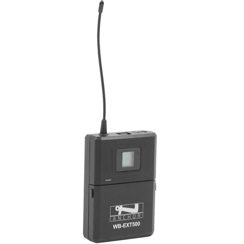 Anchor Audio WB-EXT500 Wireless Belt Pack Transmitter with TA4F Connector