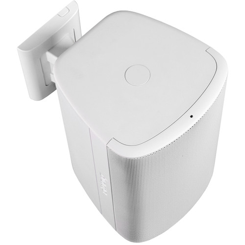 Biamp Desono DX-S5-W 5" 2-Way High Output IP54 Indoor Outdoor Surface Mount Loudspeaker with ClickMount Pan-Tilt Bracket- White Pair