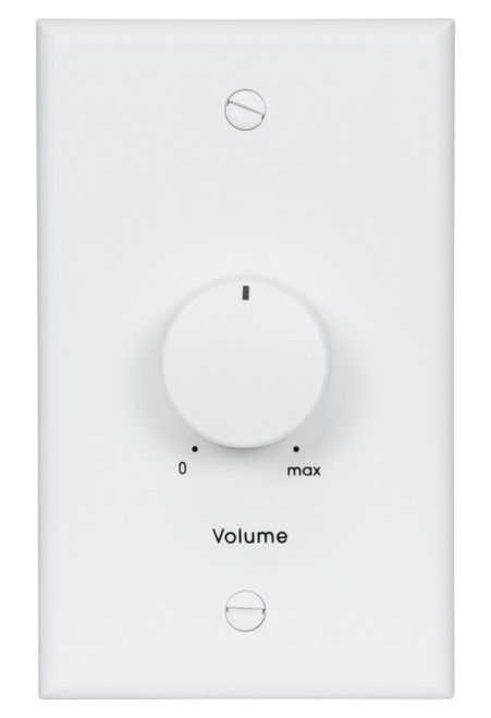 Lowell 50LVC-SW Mono 1-Gang Standard Volume Control - White