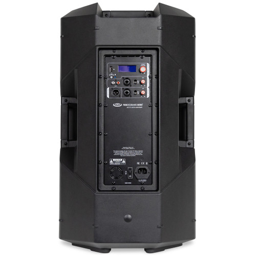 Portable PA System with A115 15" Powered PA Speaker with Bluetooth, UC1S Handheld Microphone, Speaker Stand and Boom Mic Stand